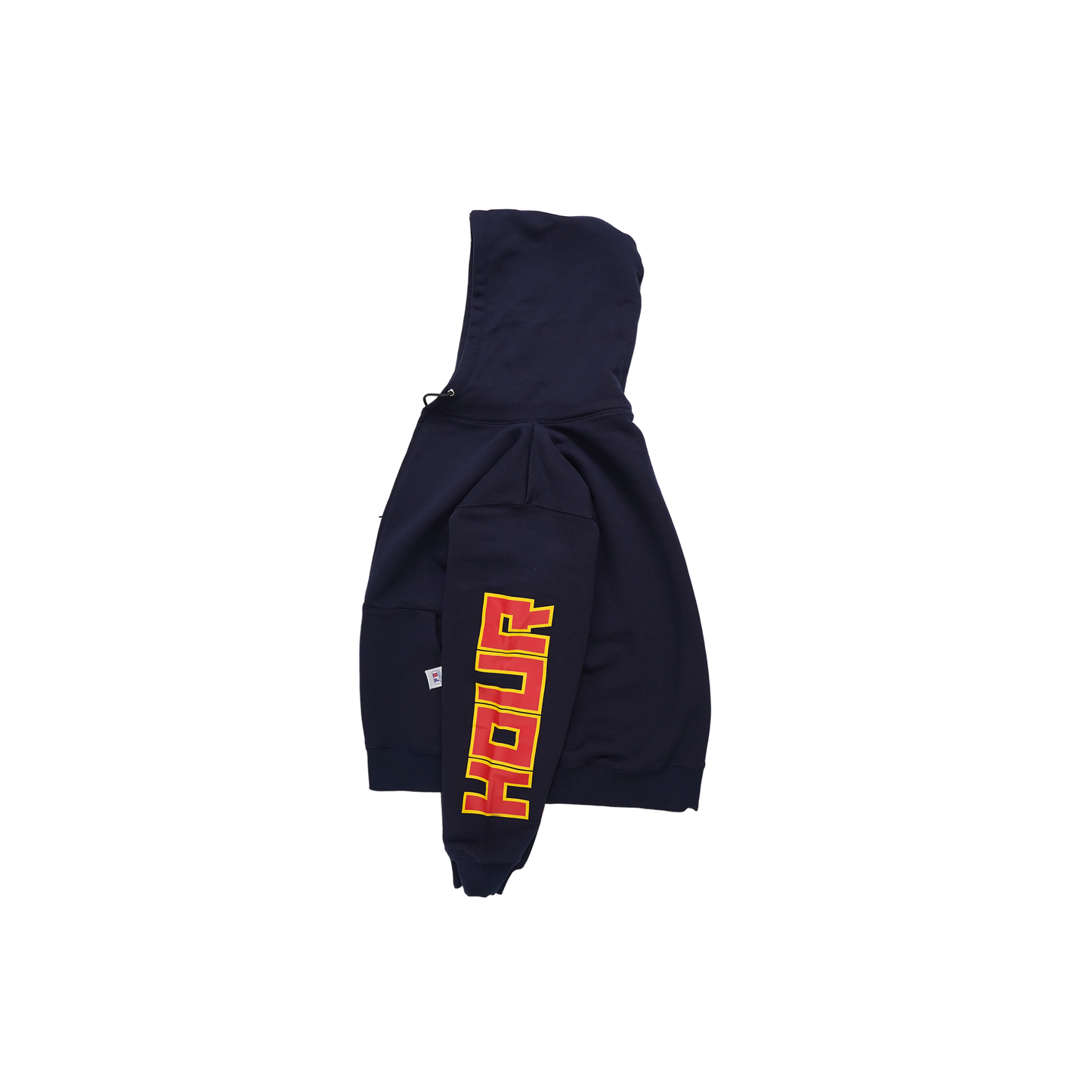 Arm printed zip hoodie