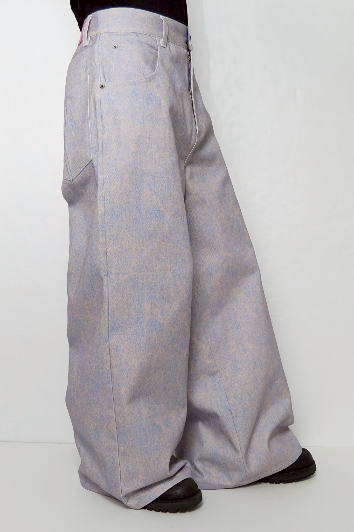 BAGGY PRINTED DENIM