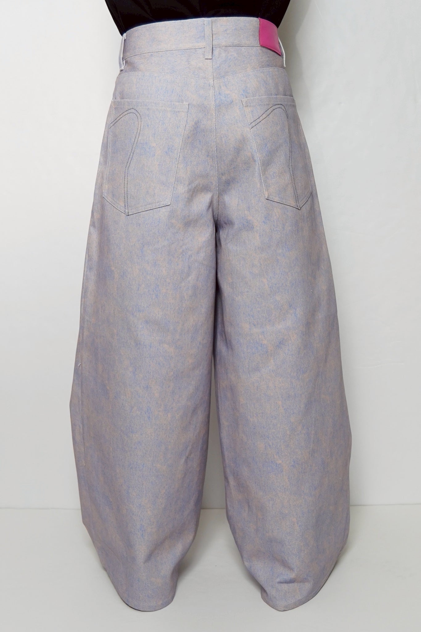 BAGGY PRINTED DENIM