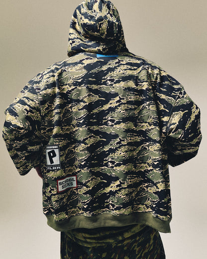 Tiger camo zip hoodie