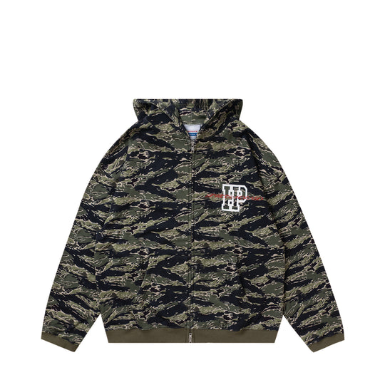 Tiger camo zip hoodie