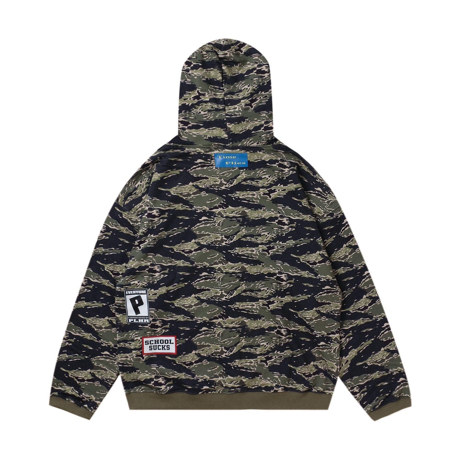 Tiger camo zip hoodie