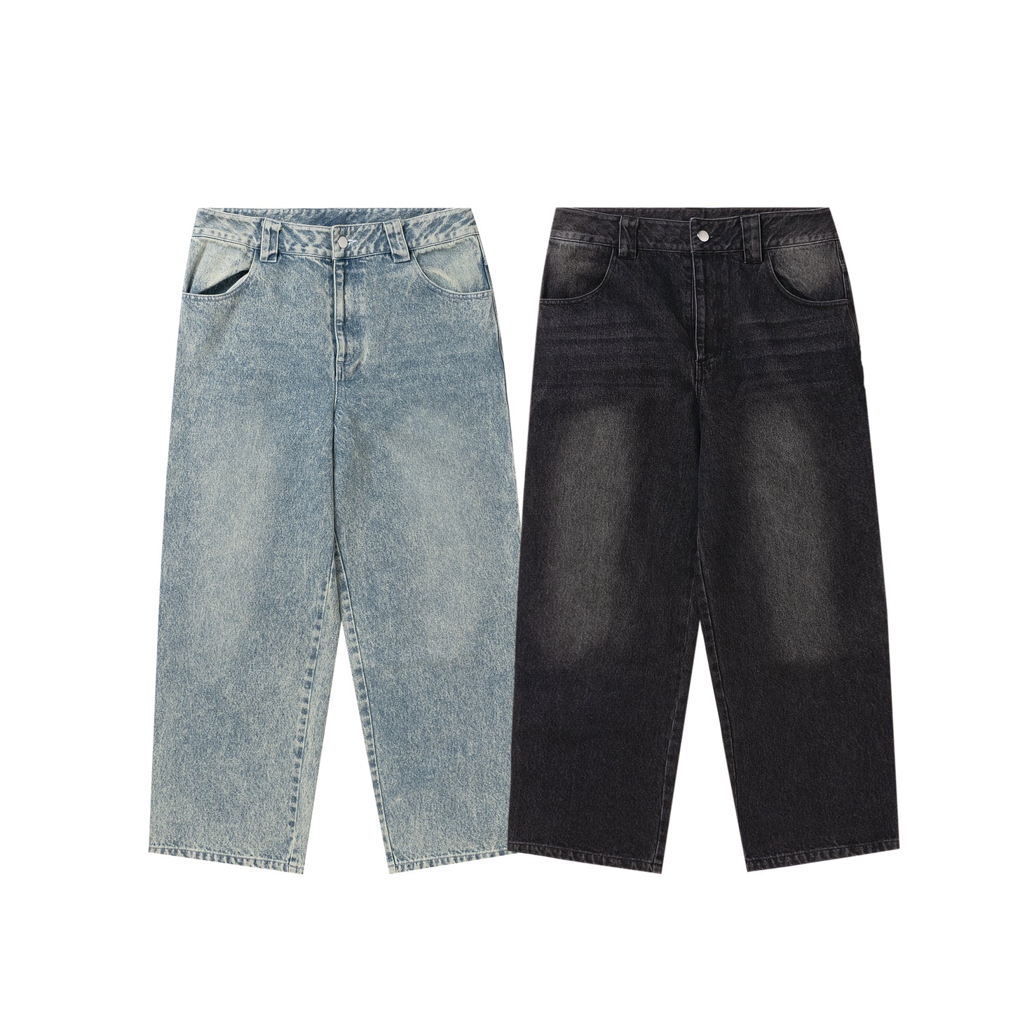 P LOGO DENIM PANTS 