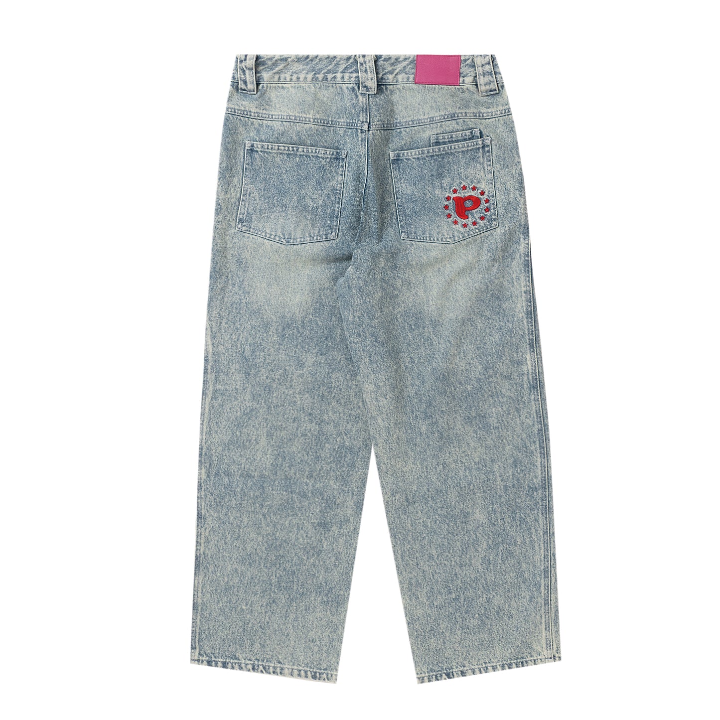 P LOGO DENIM PANTS 