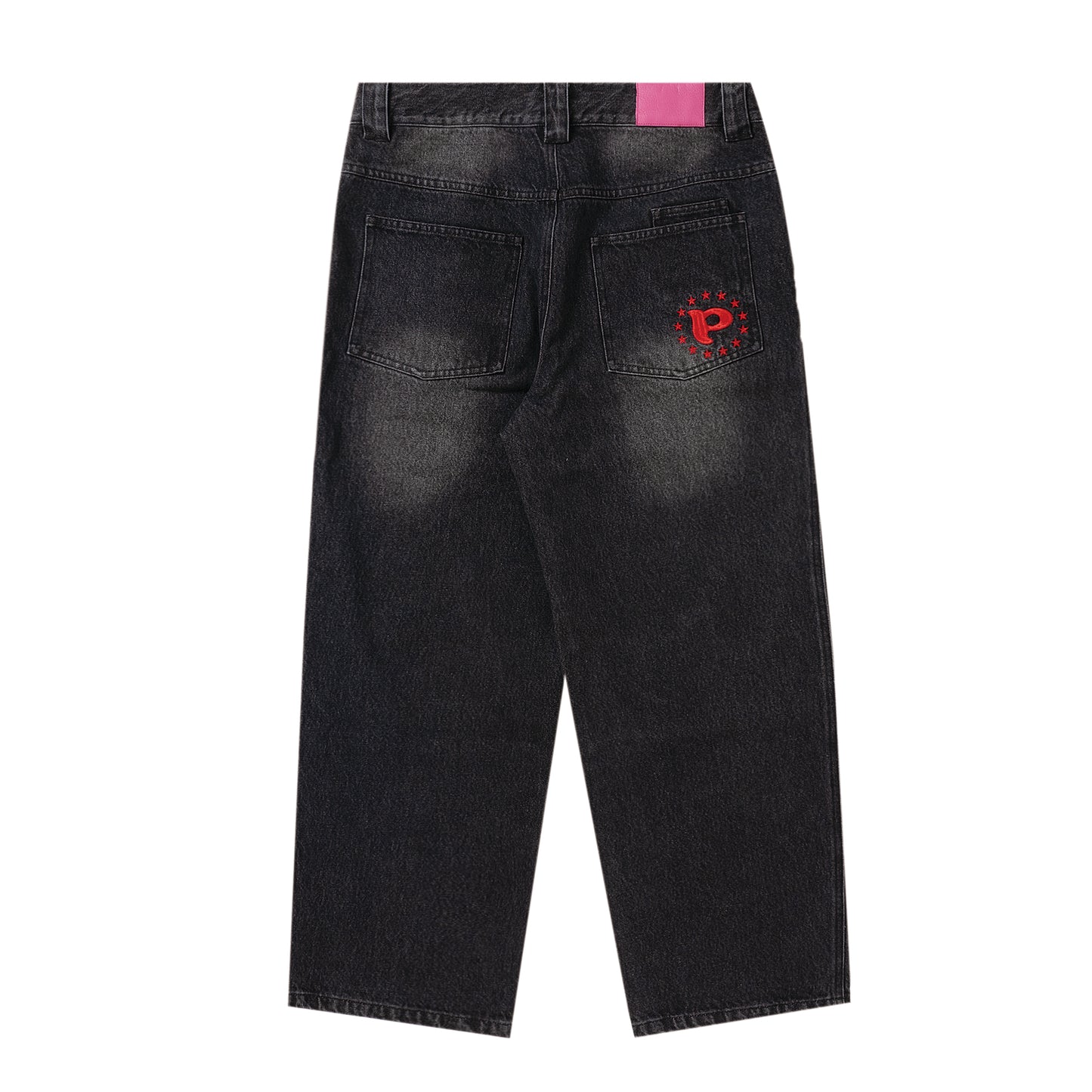 P LOGO DENIM PANTS 