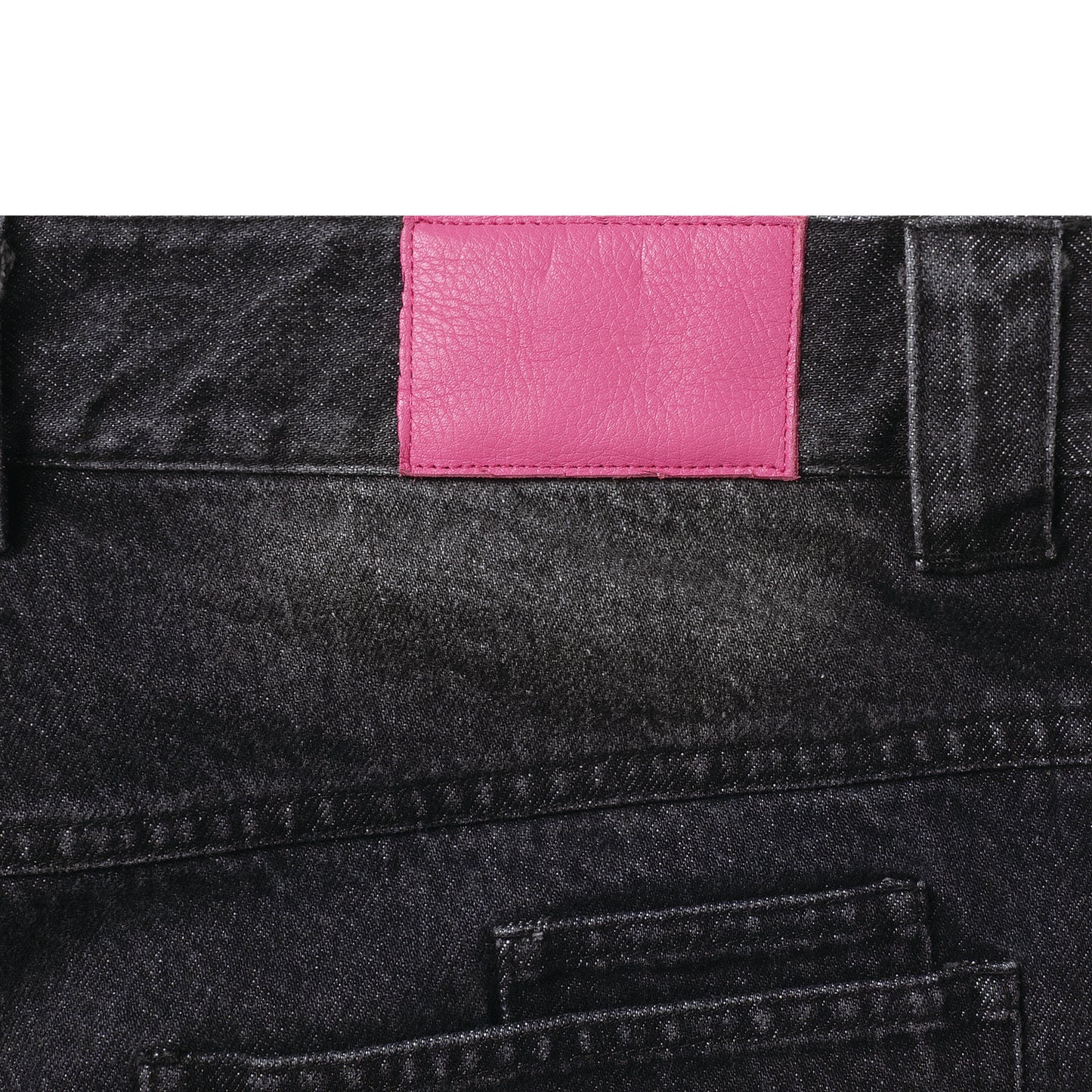 P LOGO DENIM PANTS 